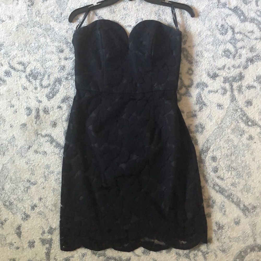 ASOS Strapless Sweetheart Lace Dress